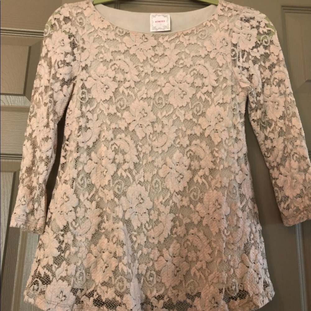 Lace top.